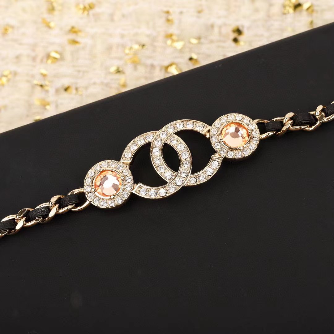 CHANE1 レザー スネークボーン ネックレス【50％割引+送料無料】