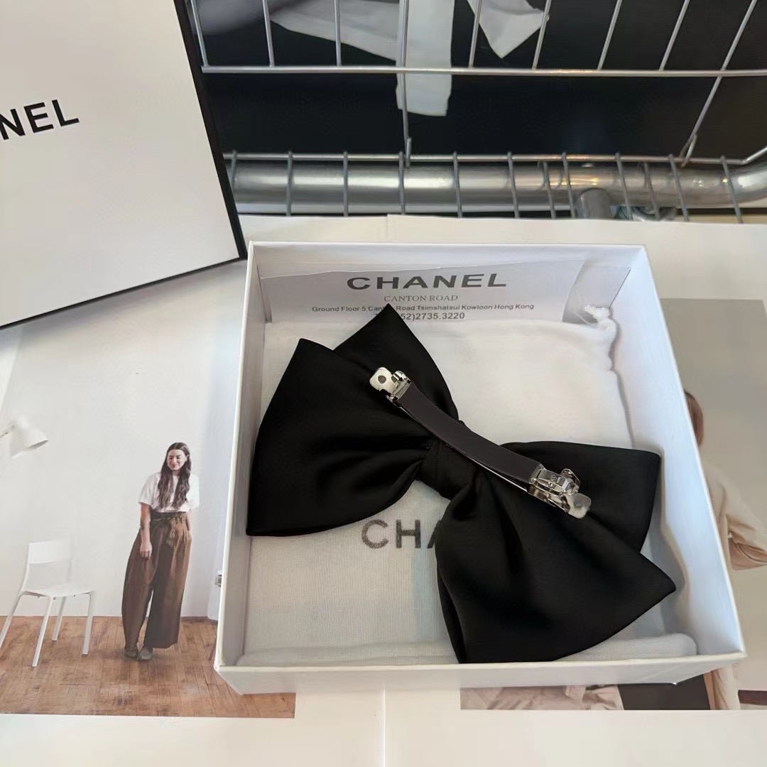 CHANE1 シンプルリボンヘアクリップ【50％割引+送料無料】