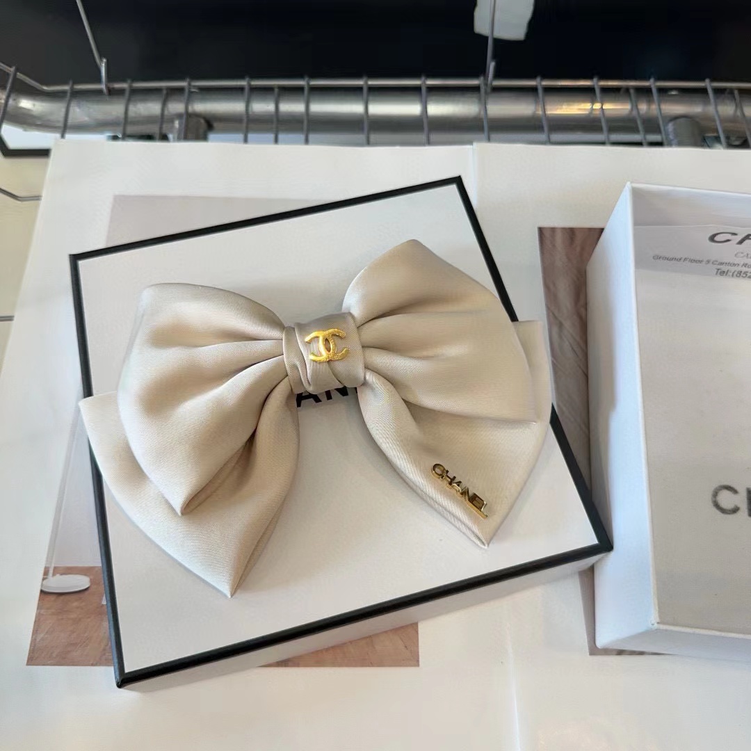 CHANE1 シンプルリボンヘアクリップ【50％割引+送料無料】