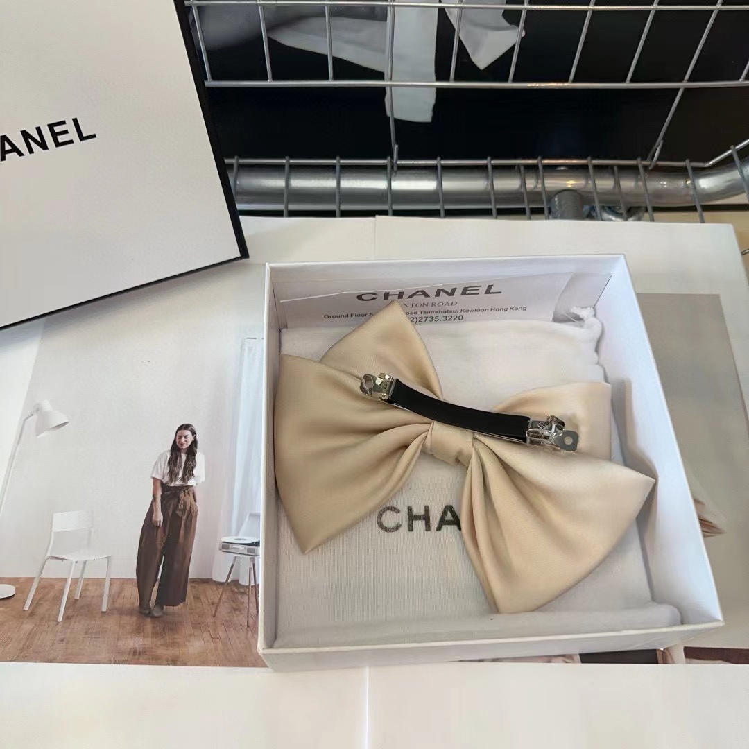 CHANE1 シンプルリボンヘアクリップ【50％割引+送料無料】