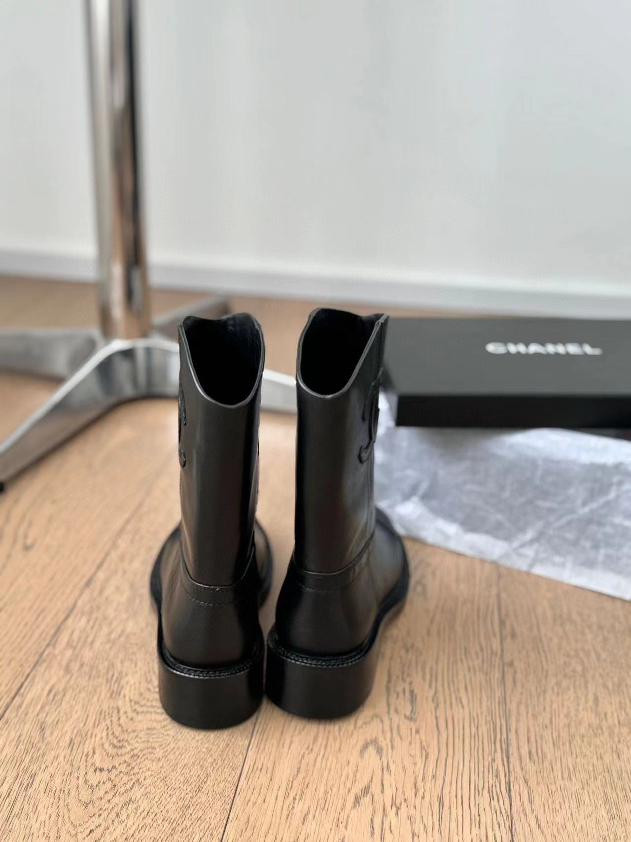 CHANE1 高品質ダブル C シープスキン ブーツ【50％割引+送料無料】