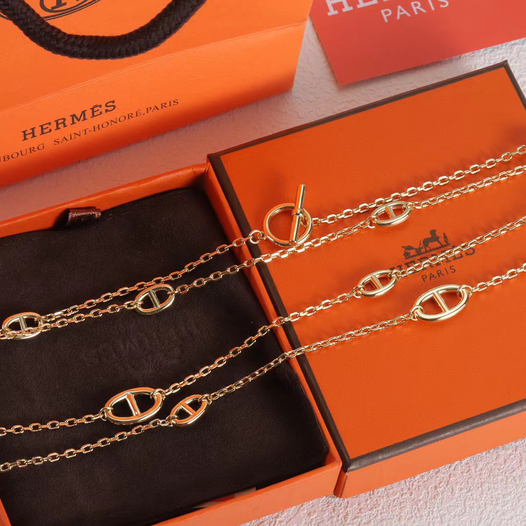 HERME5 豚鼻ネックレス【50％割引+送料無料】