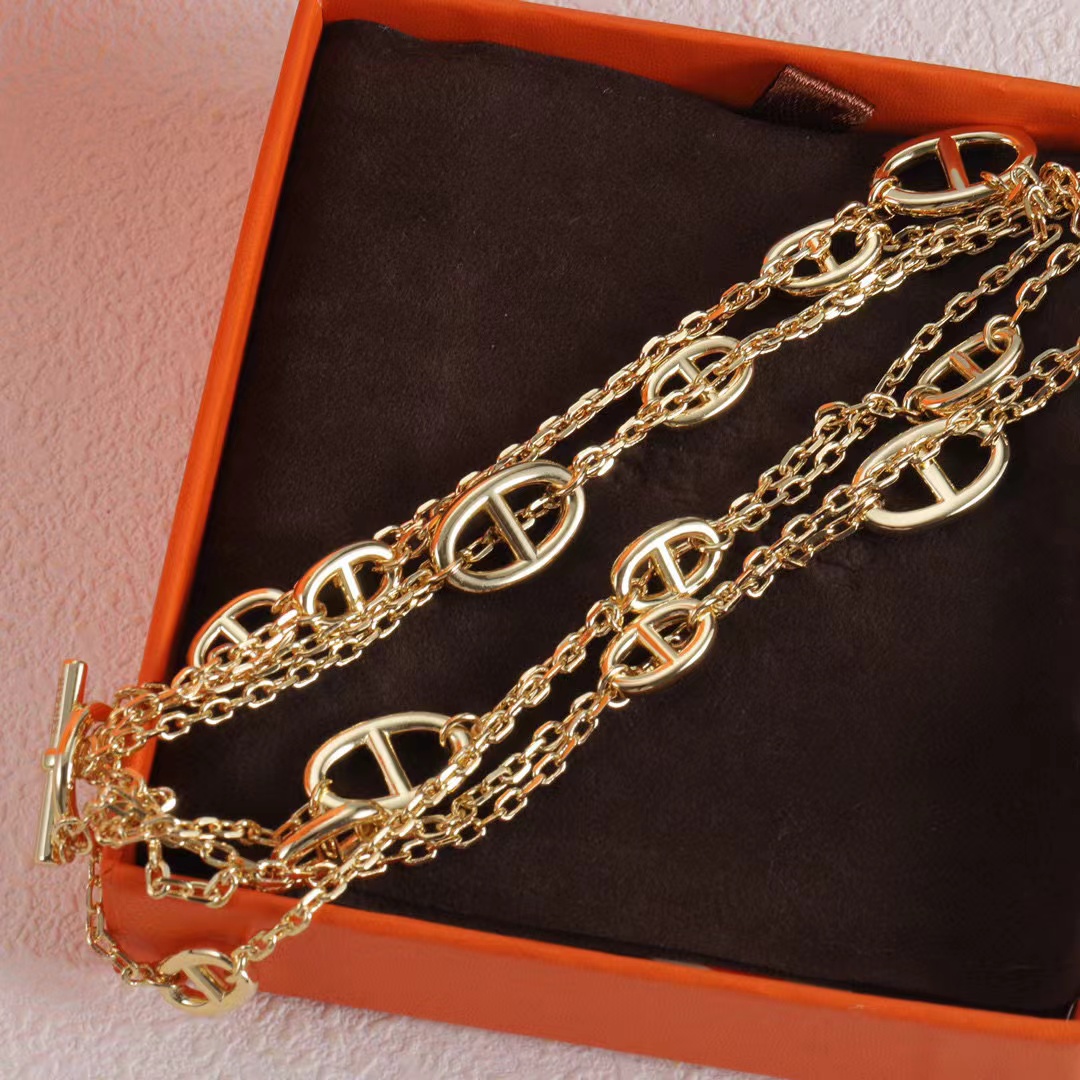 HERME5 豚鼻ネックレス【50％割引+送料無料】