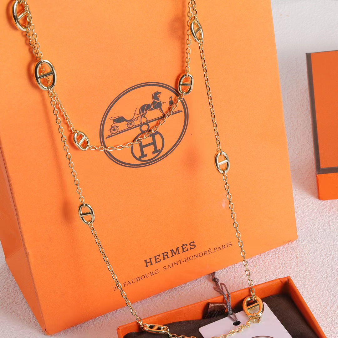 HERME5 豚鼻ネックレス【50％割引+送料無料】