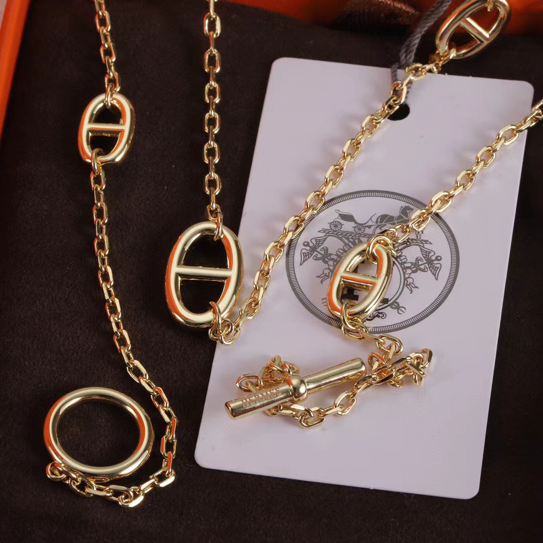 HERME5 豚鼻ネックレス【50％割引+送料無料】