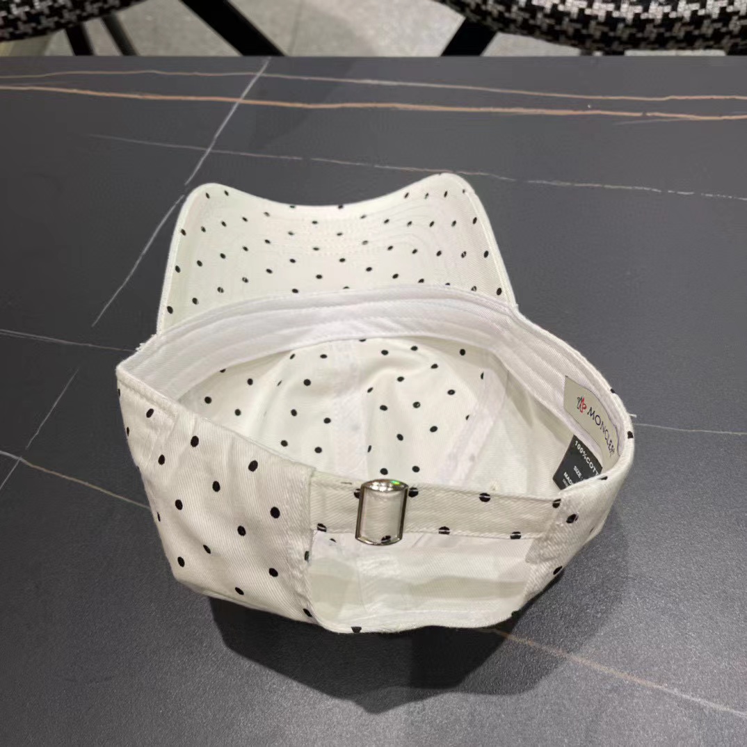 MONCLER 水玉模様のベースボールキャップ【50％割引+送料無料】