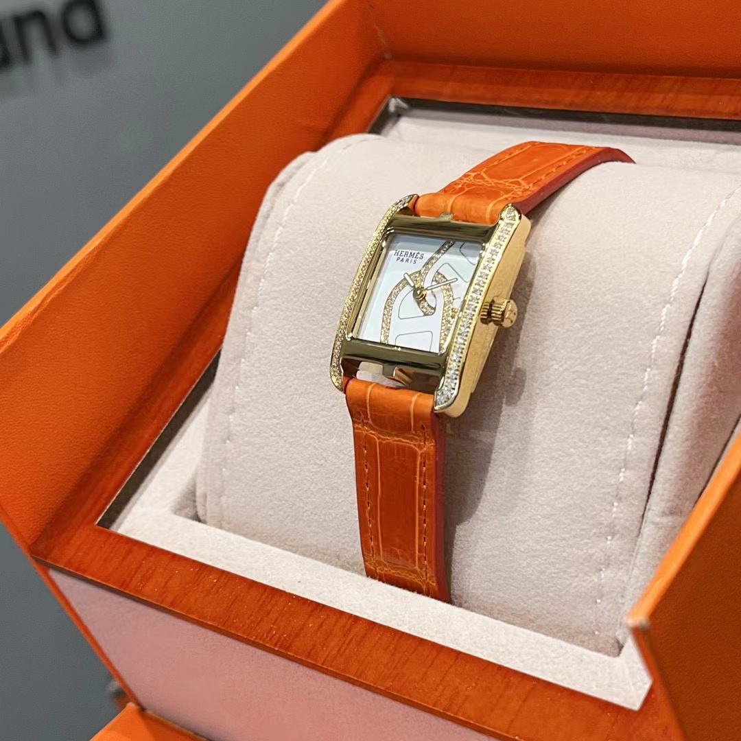 HERME5 高品質ダイヤモンドレディースウォッチ【50％割引+送料無料】