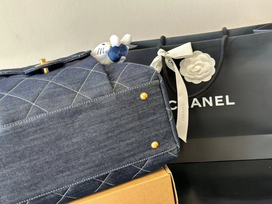 CHANE1 チェーンデニムボーリングバッグ【50％割引+送料無料】