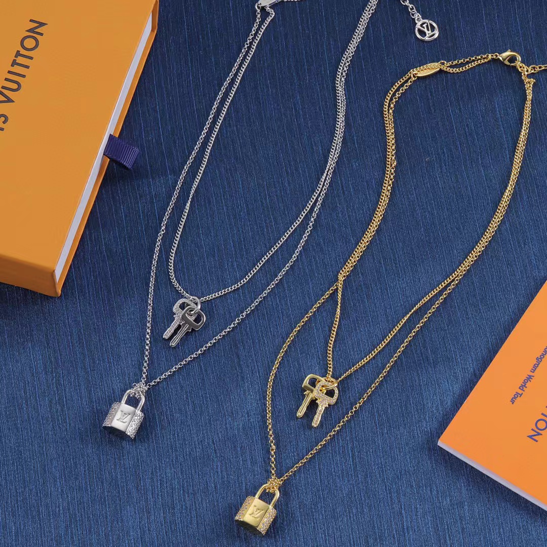 LVキーロックネックレス【50％割引+送料無料】