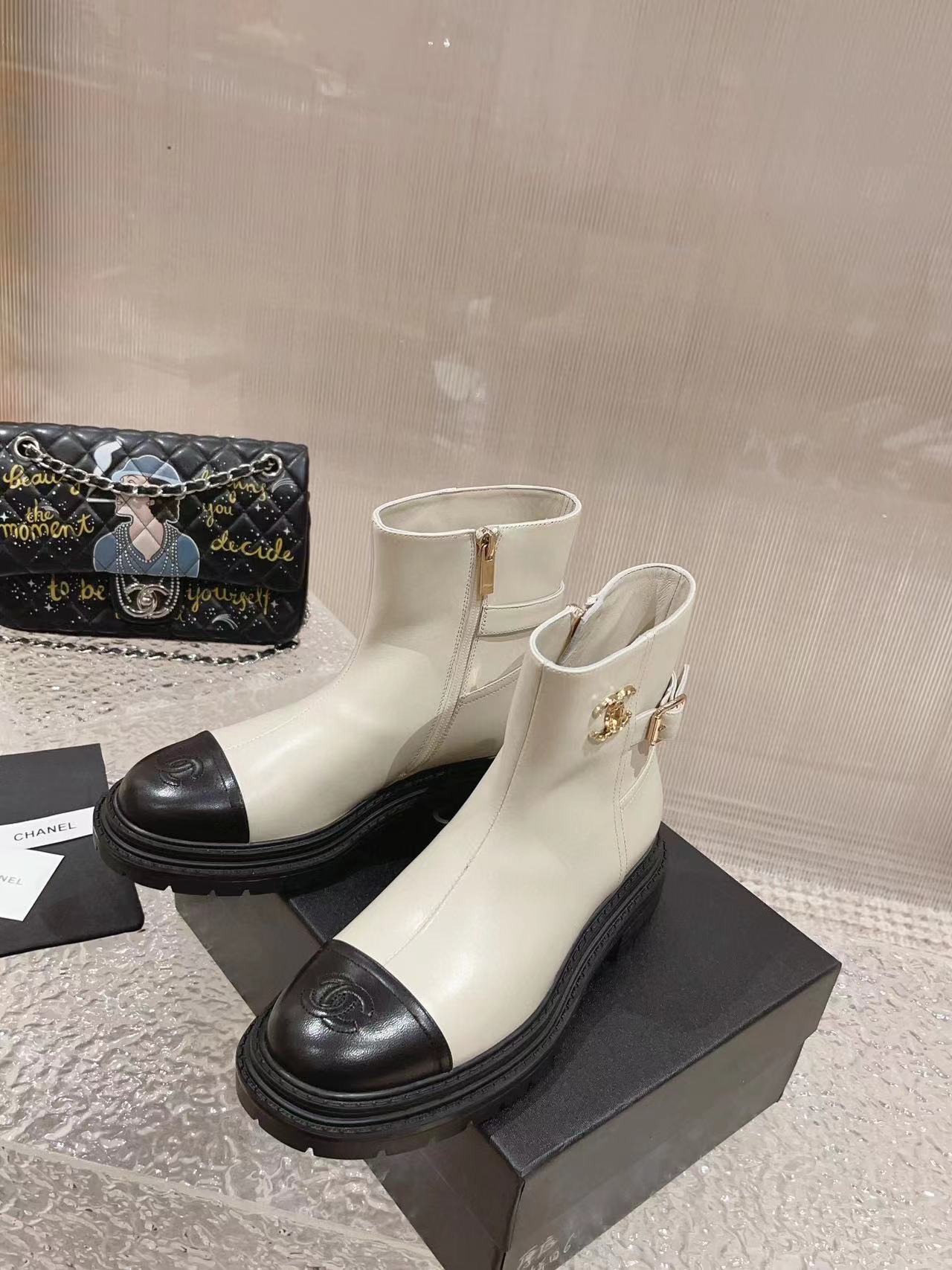 CHANE1 高品質人気ショートブーツ【50％割引+送料無料】