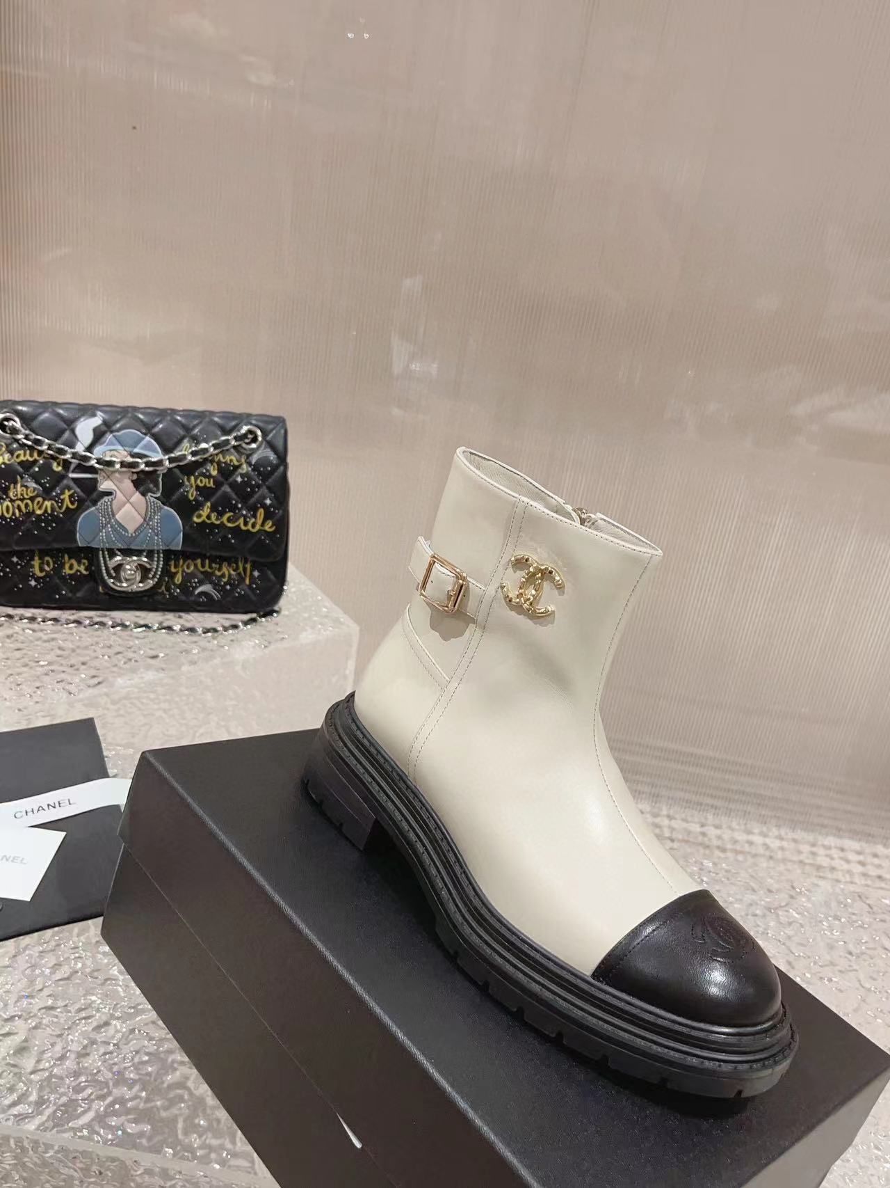 CHANE1 高品質人気ショートブーツ【50％割引+送料無料】