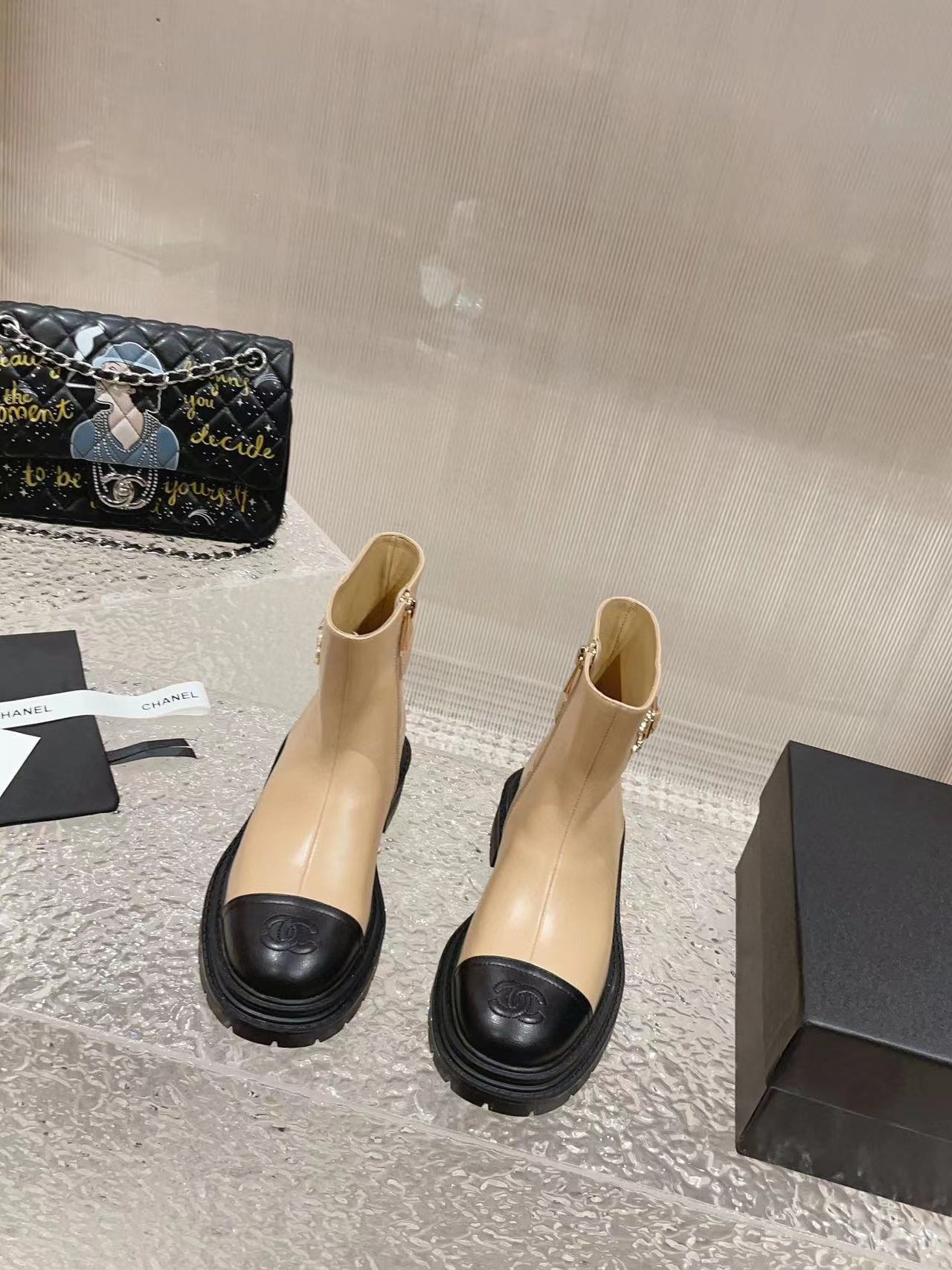 CHANE1 高品質人気ショートブーツ【50％割引+送料無料】