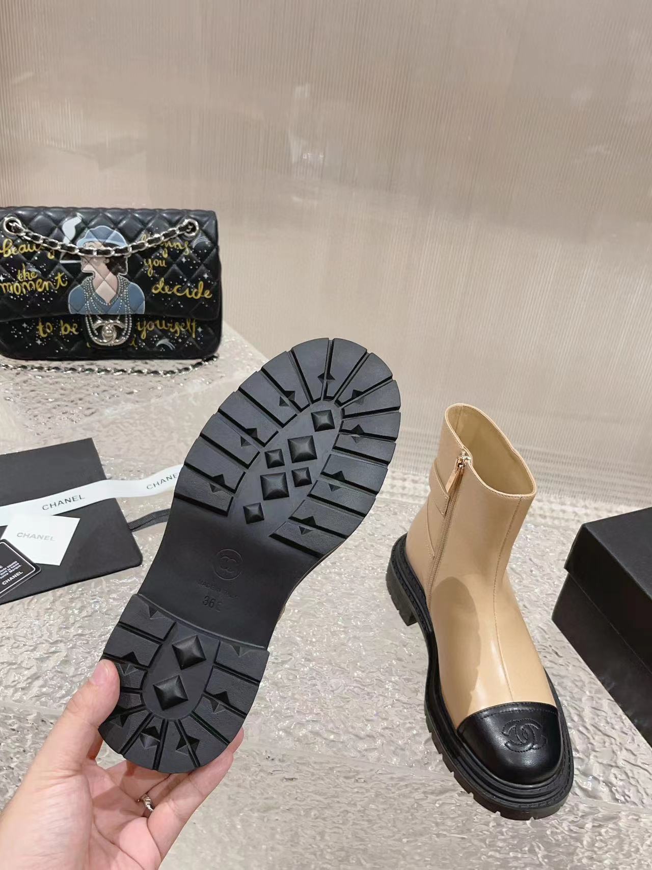 CHANE1 高品質人気ショートブーツ【50％割引+送料無料】