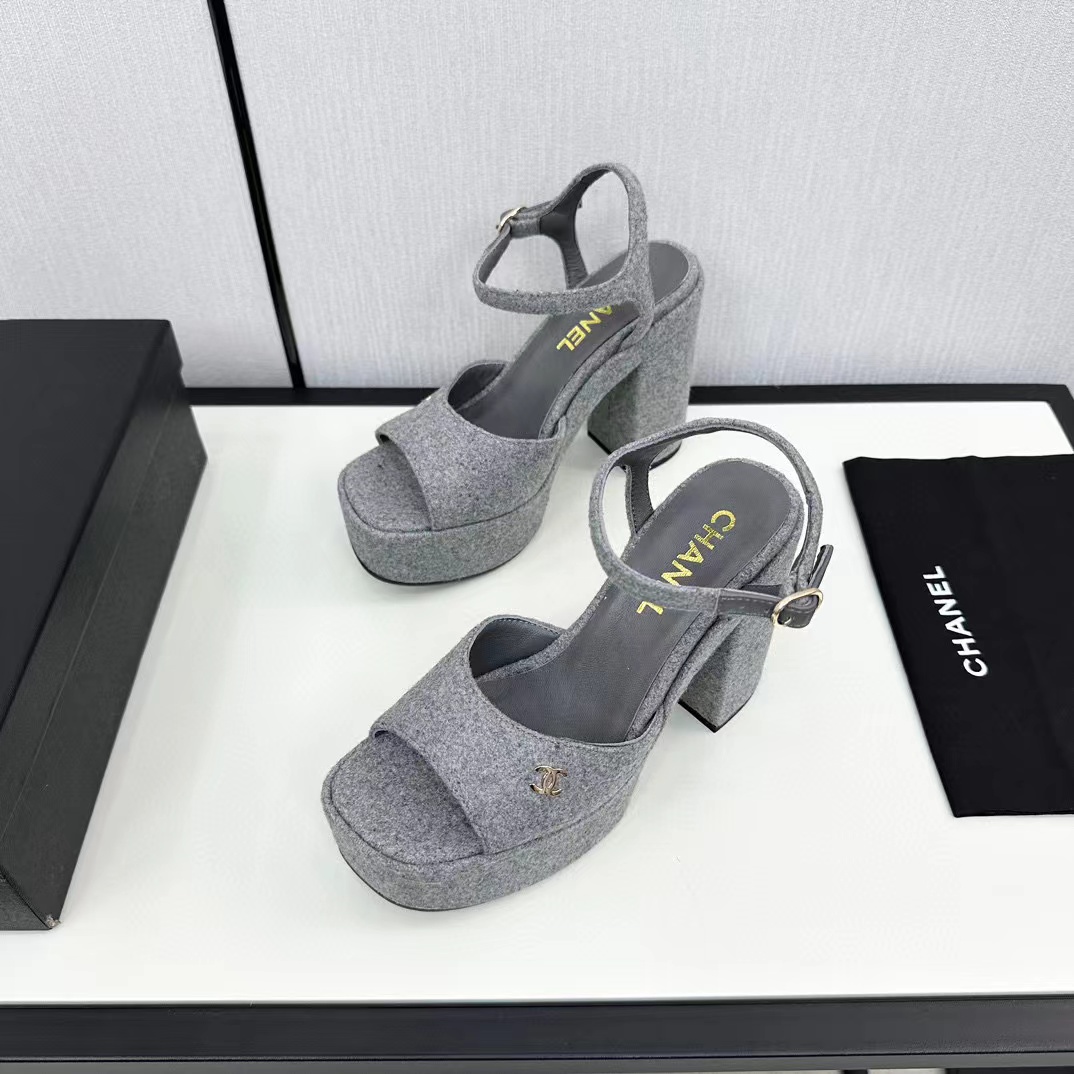 CHANE1 高品質ダブル C シンプルハイヒール【50％割引+送料無料】