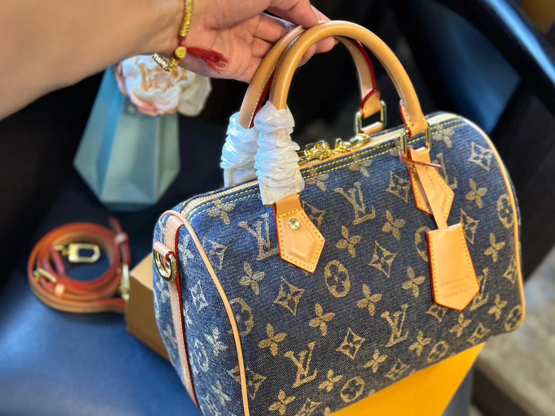 LV デニム老眼ハンドバッグ【50％割引+送料無料】