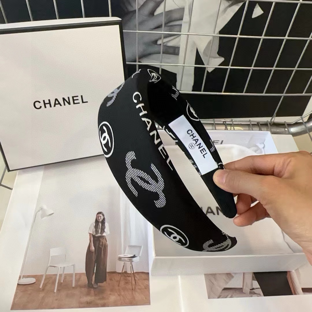 CHANE1 ダブルCレターヘッドバンド【50％割引+送料無料】