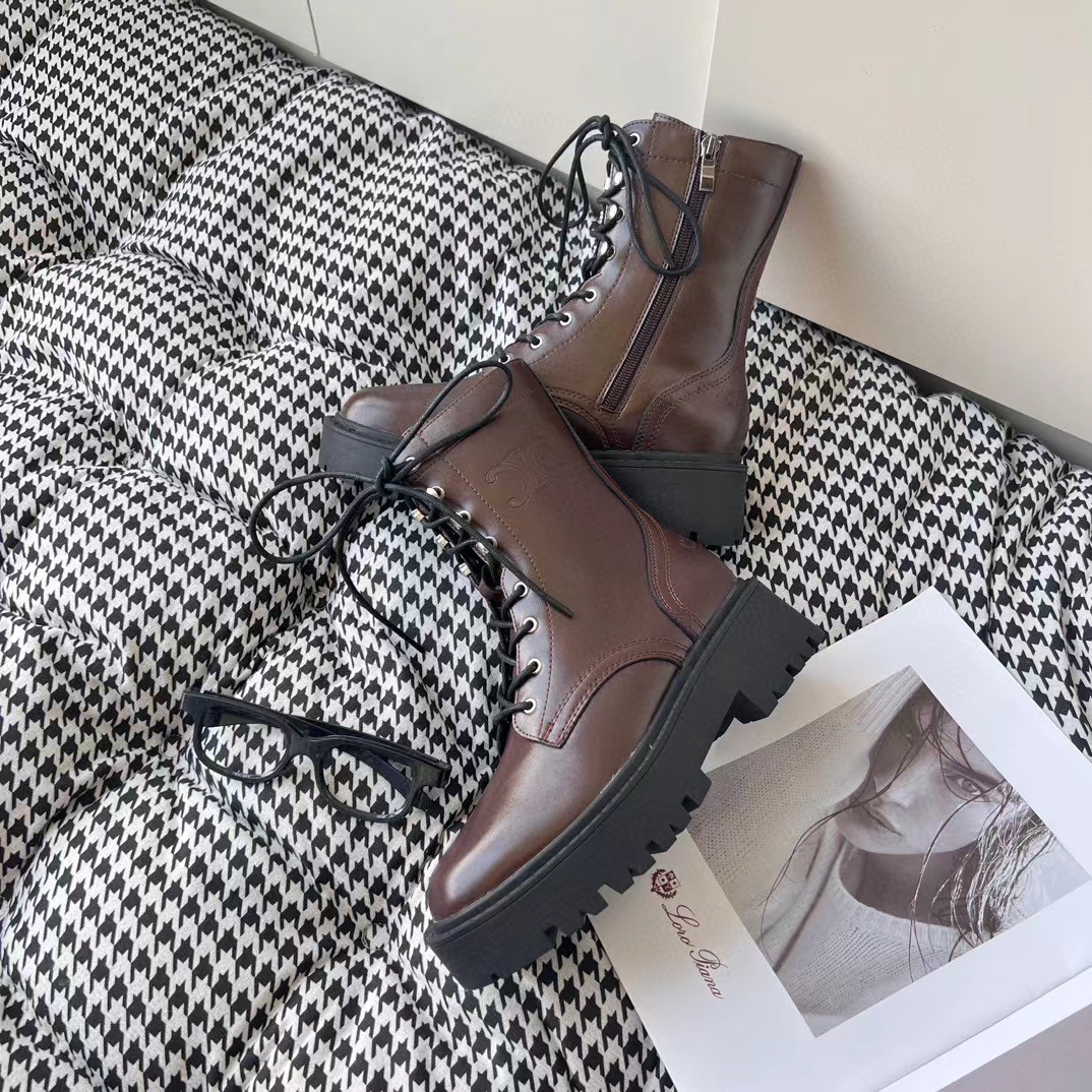 CEL1NE レースアップ マーティン ブーツ【50％割引+送料無料】