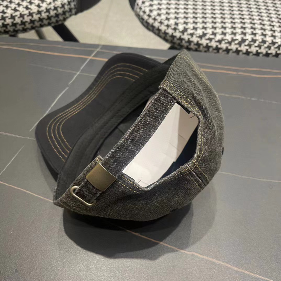 LV刺繍ロゴカラーブロックベースボールキャップ【50％割引+送料無料】