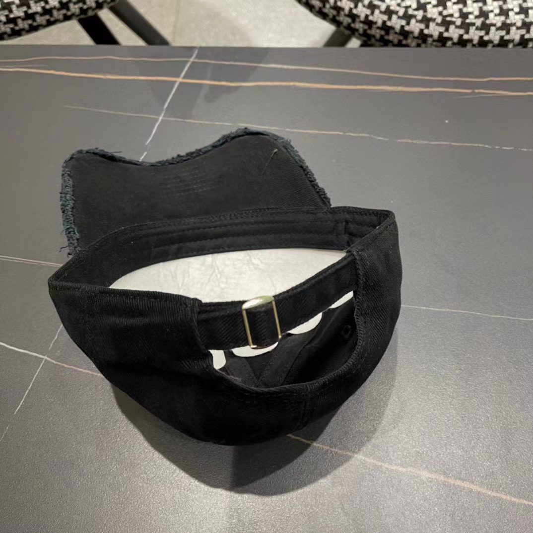 CHANE1 ダブルCロゴ デニムベースボールキャップ【50％割引+送料無料】