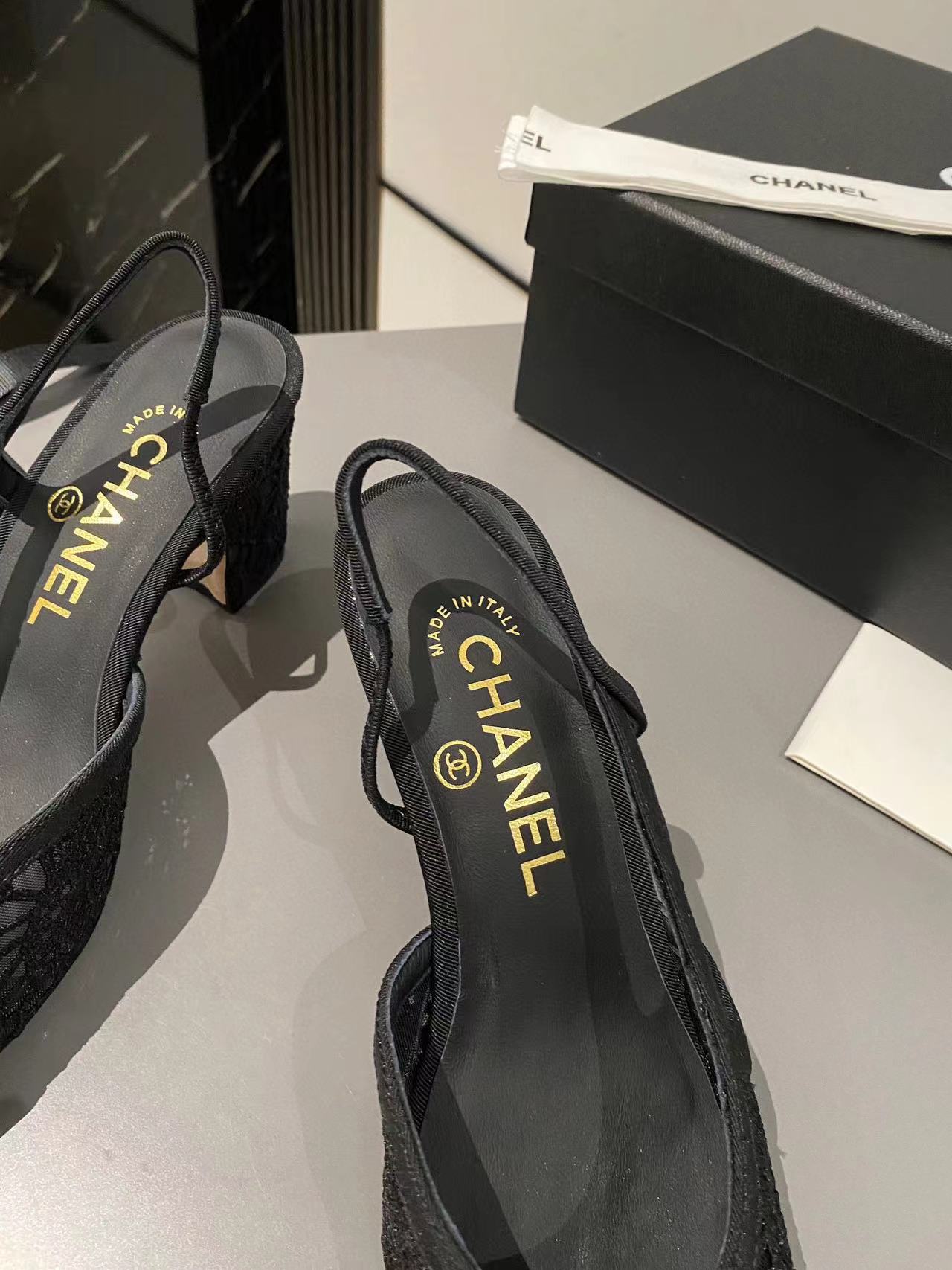 CHANE1 高級レースローヒール【50％割引+送料無料】