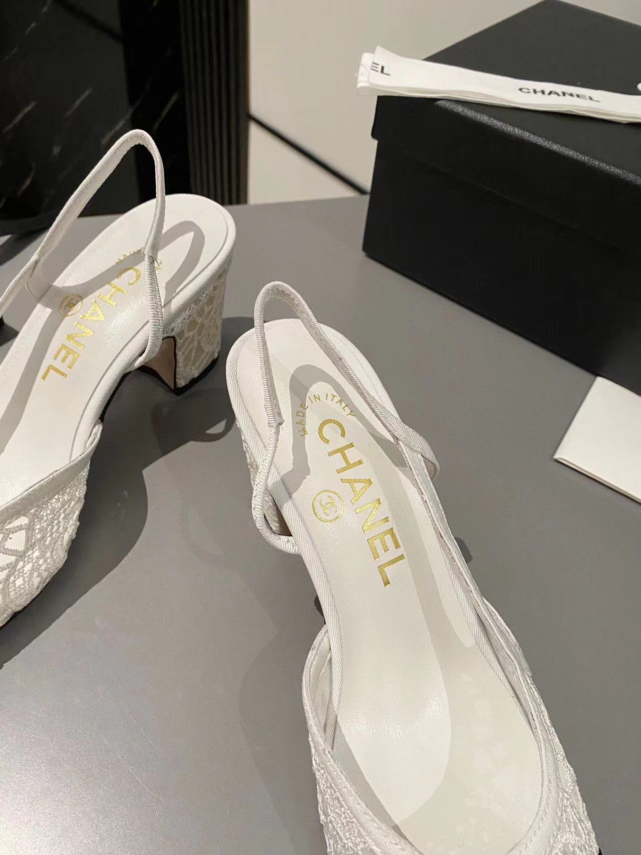 CHANE1 高級レースローヒール【50％割引+送料無料】