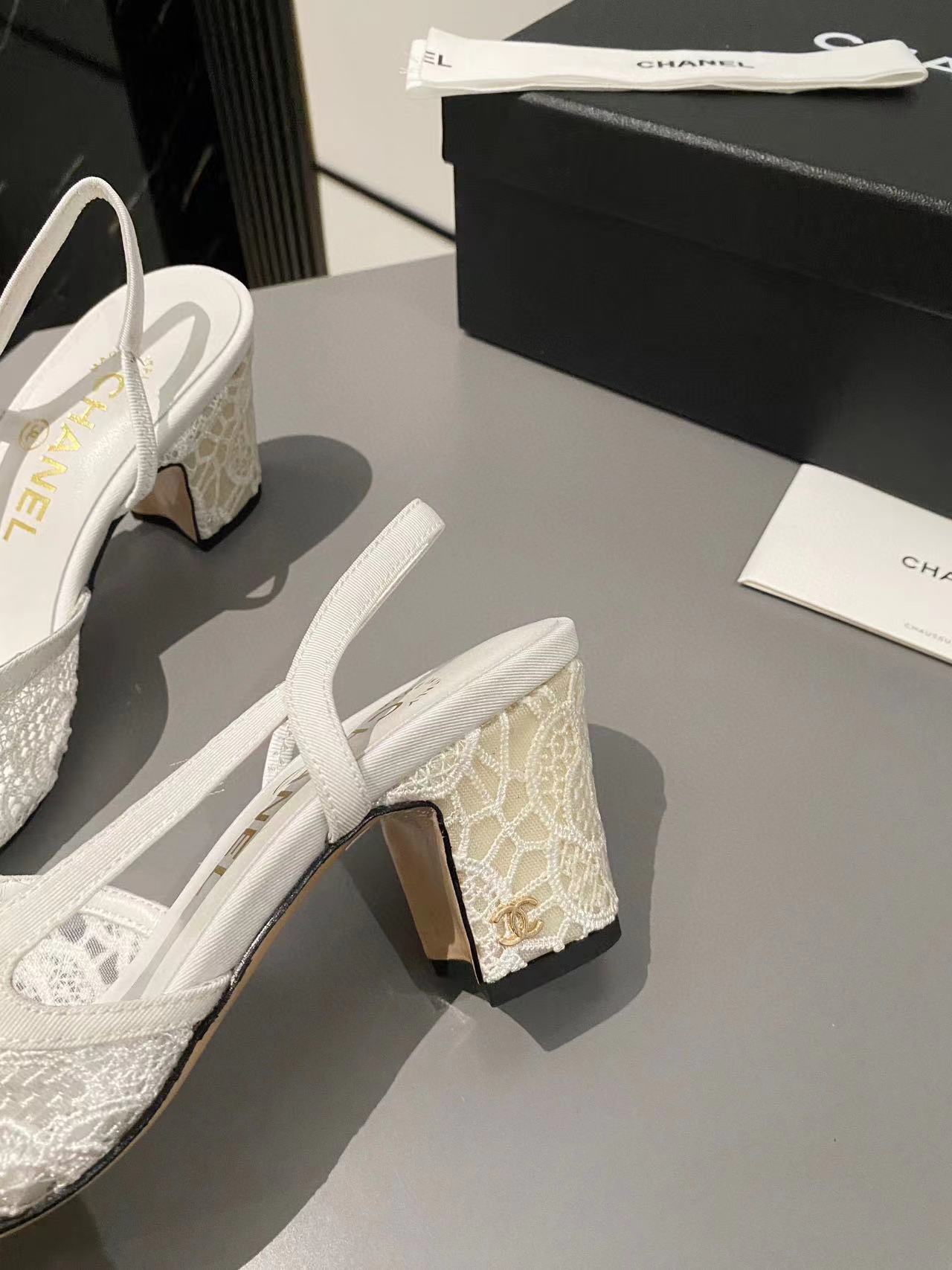 CHANE1 高級レースローヒール【50％割引+送料無料】