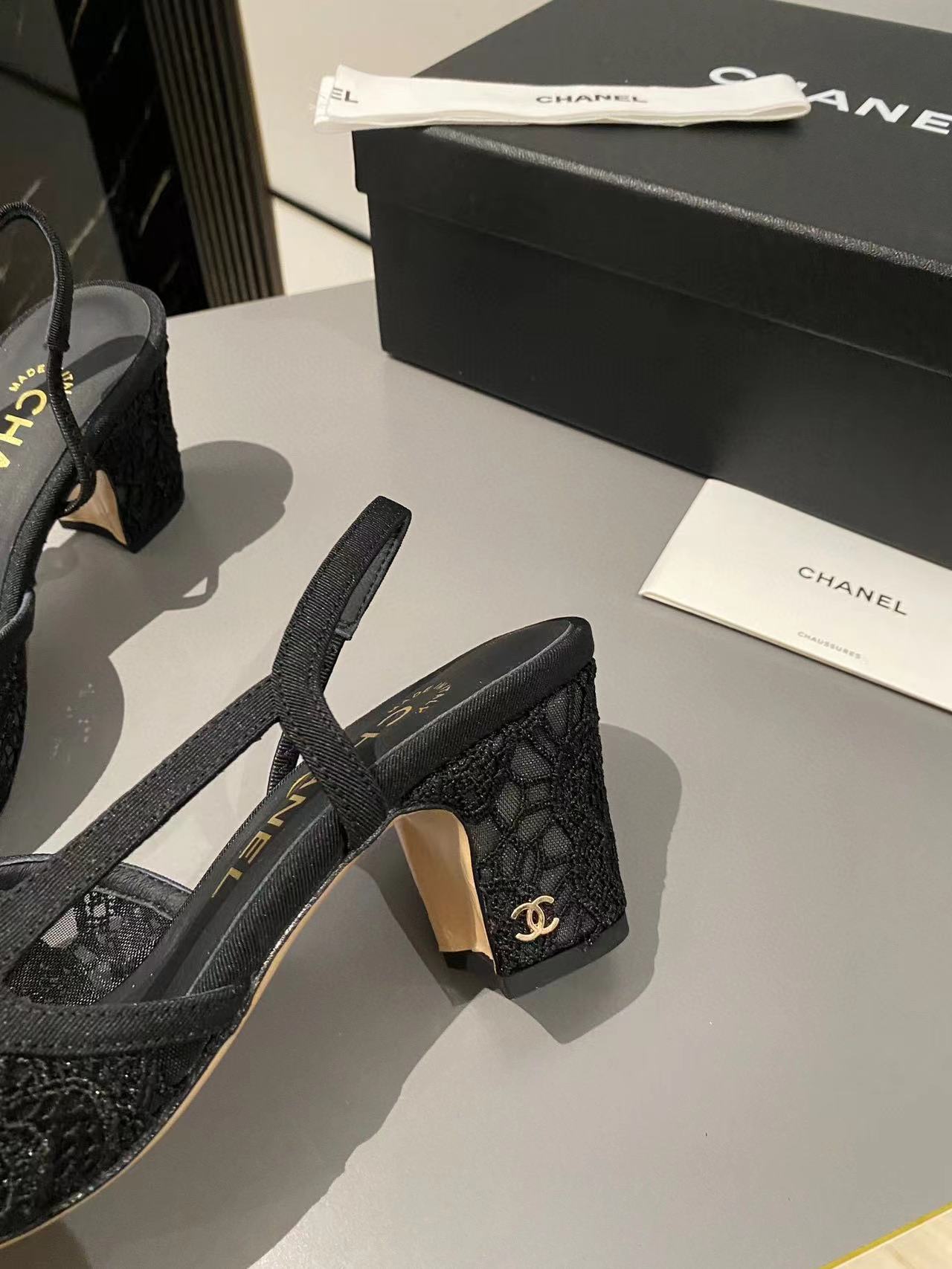 CHANE1 高級レースローヒール【50％割引+送料無料】