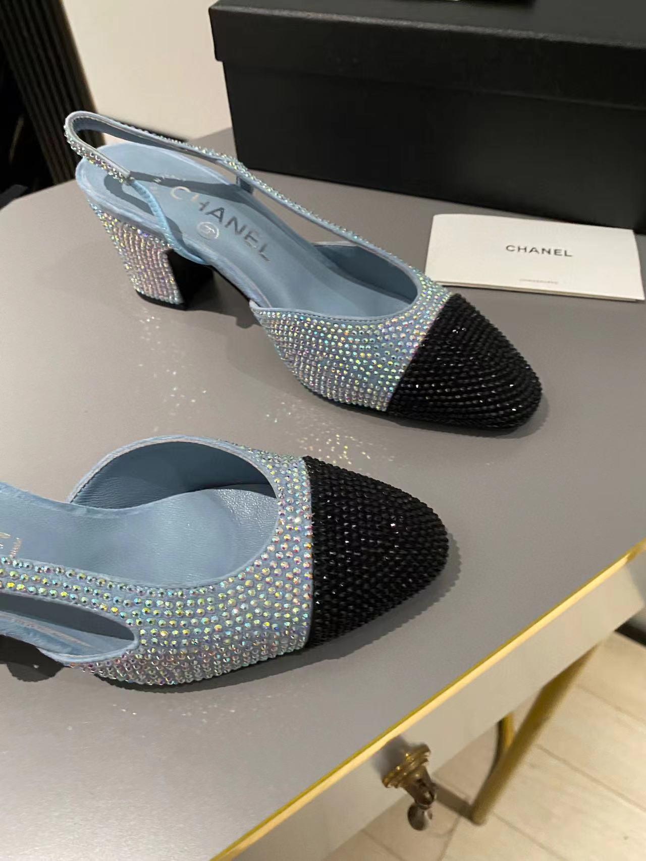 CHANE1 高品質ダイヤモンド ハイヒール サンダル【50％割引+送料無料】