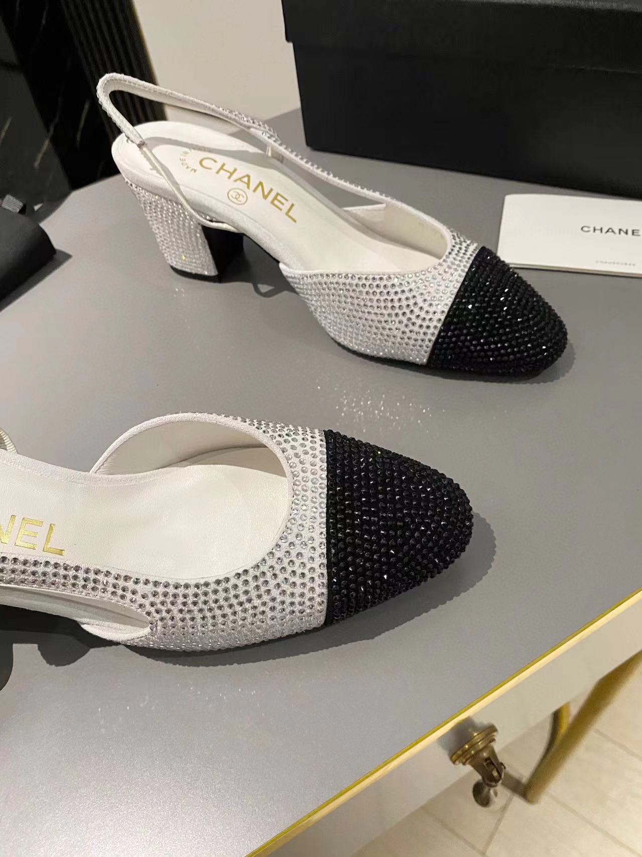 CHANE1 高品質ダイヤモンド ハイヒール サンダル【50％割引+送料無料】