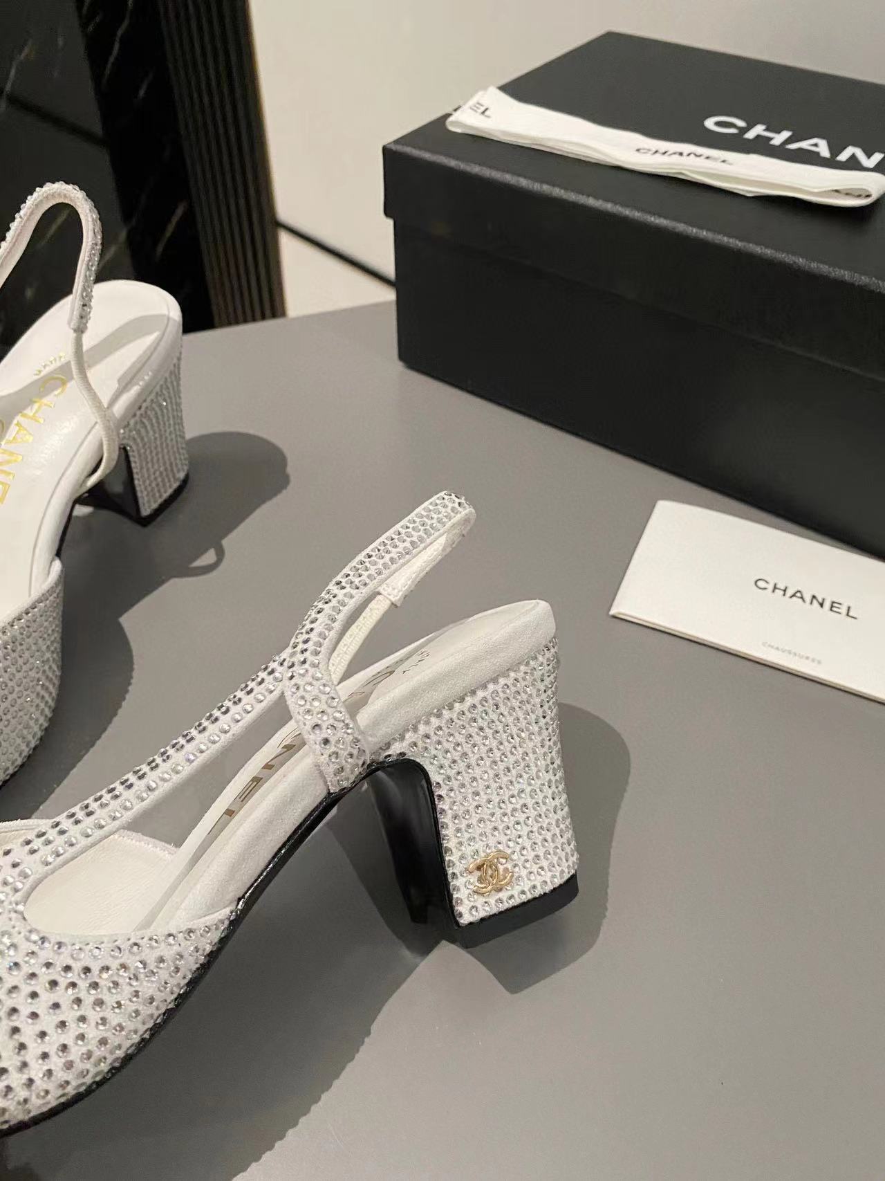 CHANE1 高品質ダイヤモンド ハイヒール サンダル【50％割引+送料無料】