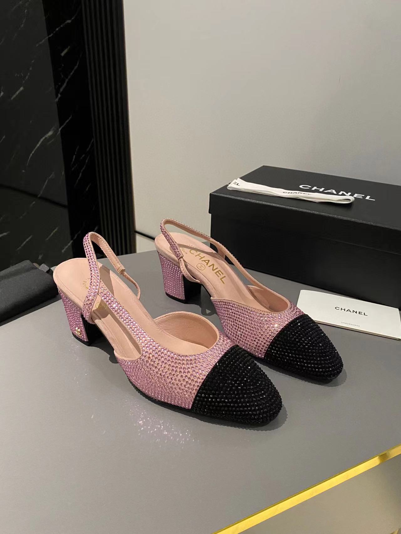 CHANE1 高品質ダイヤモンド ハイヒール サンダル【50％割引+送料無料】