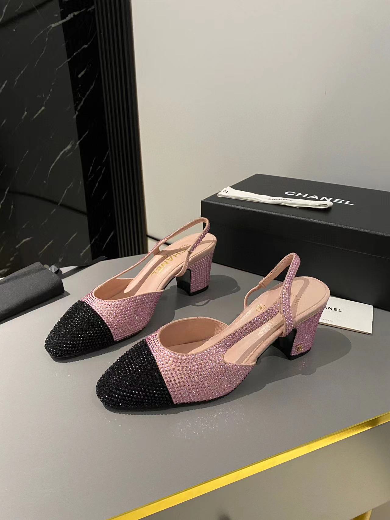 CHANE1 高品質ダイヤモンド ハイヒール サンダル【50％割引+送料無料】