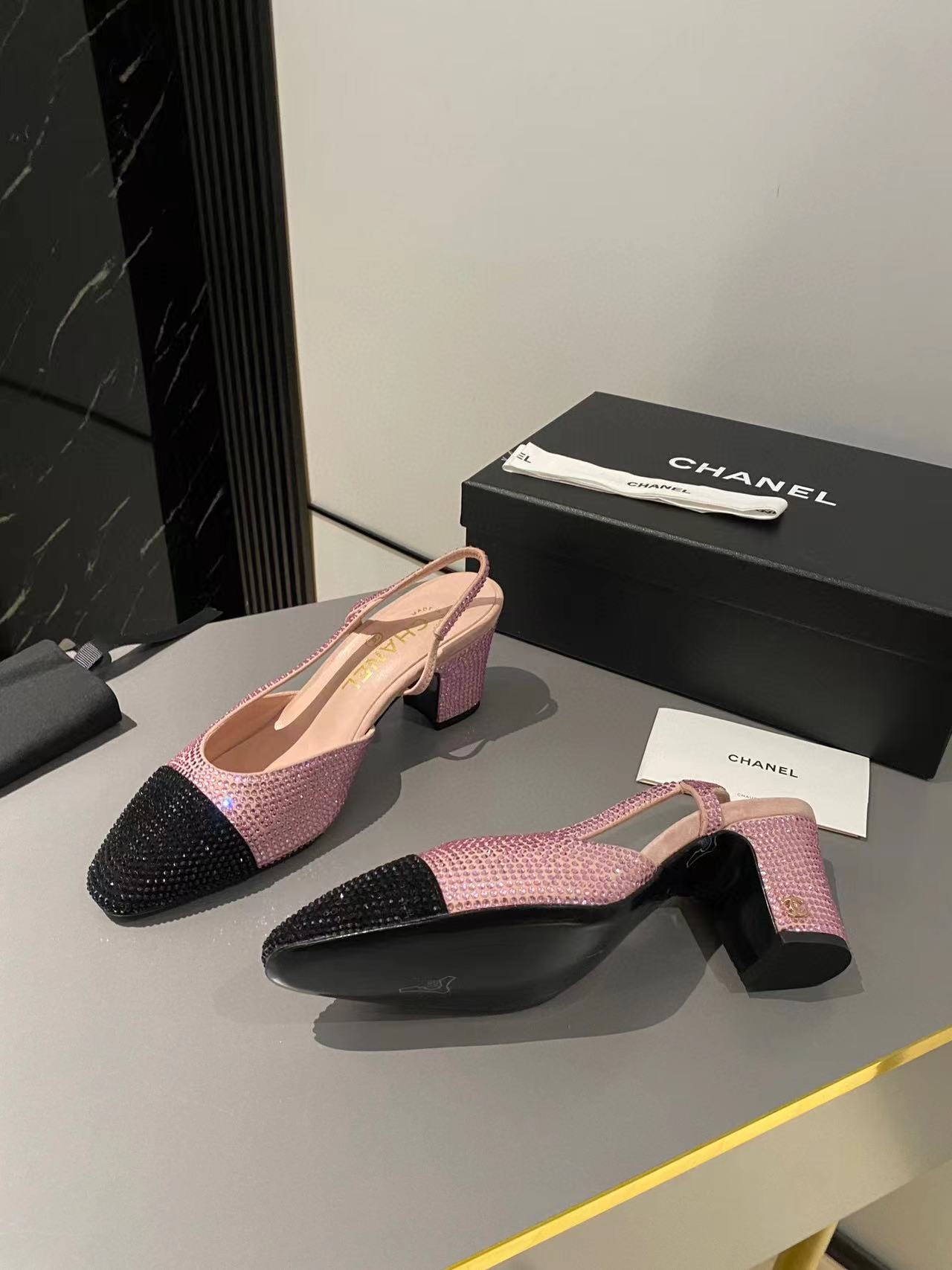 CHANE1 高品質ダイヤモンド ハイヒール サンダル【50％割引+送料無料】