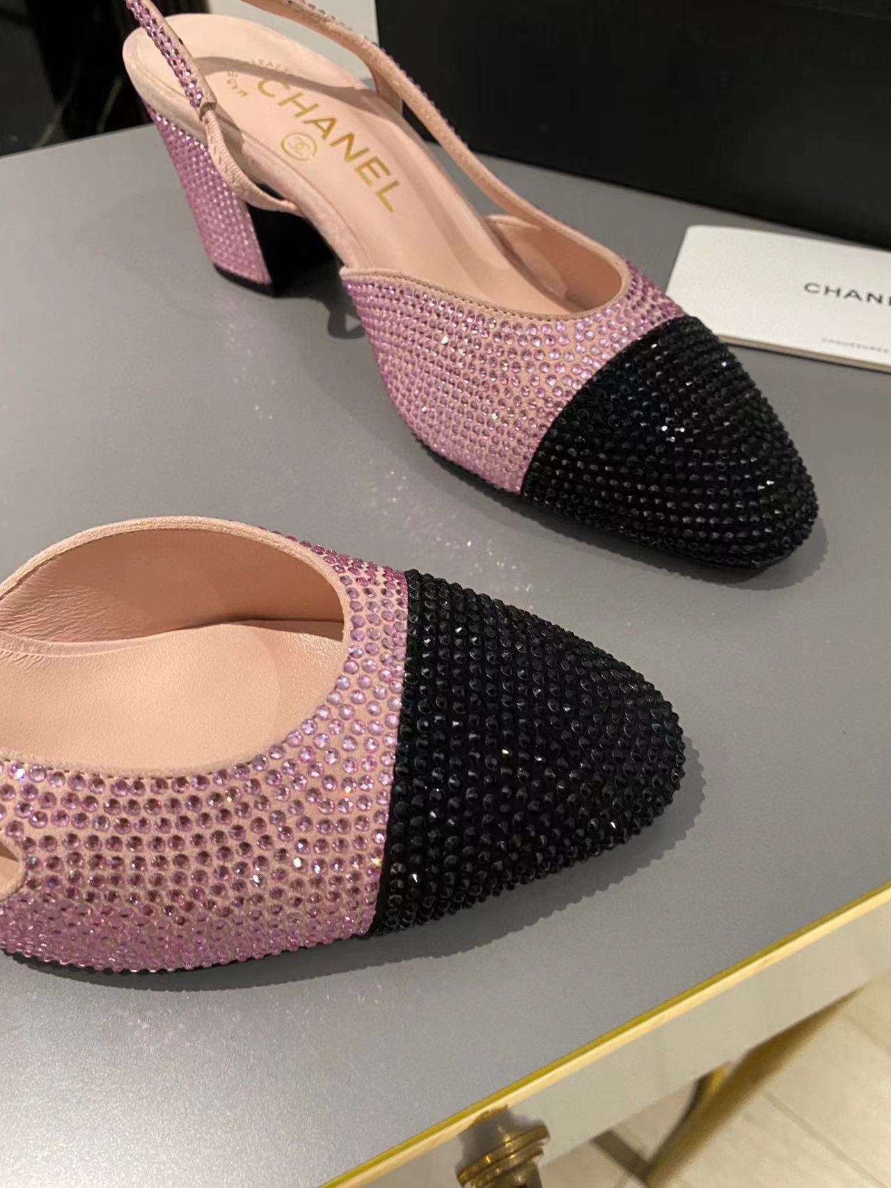 CHANE1 高品質ダイヤモンド ハイヒール サンダル【50％割引+送料無料】