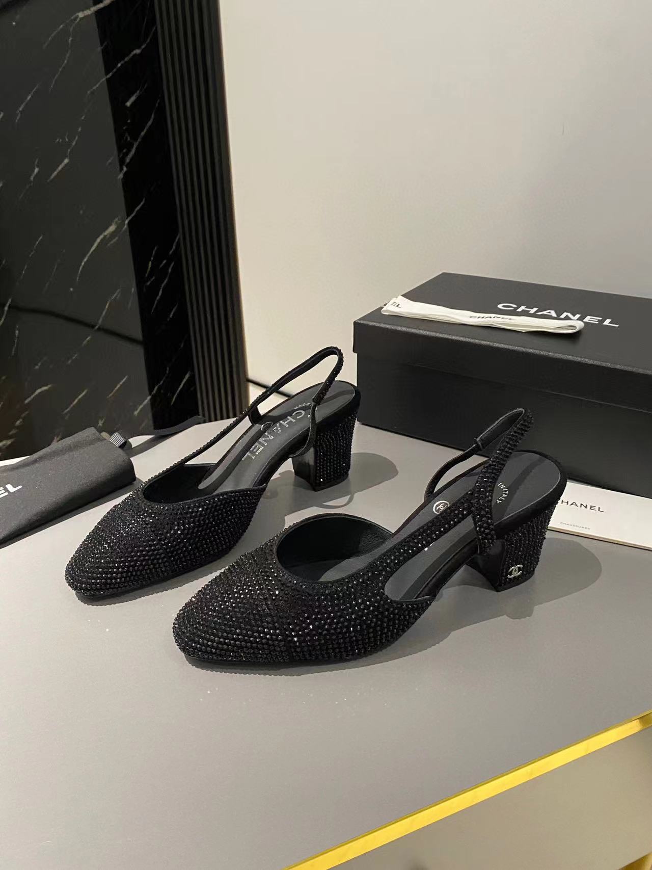 CHANE1 高品質ダイヤモンド ハイヒール サンダル【50％割引+送料無料】