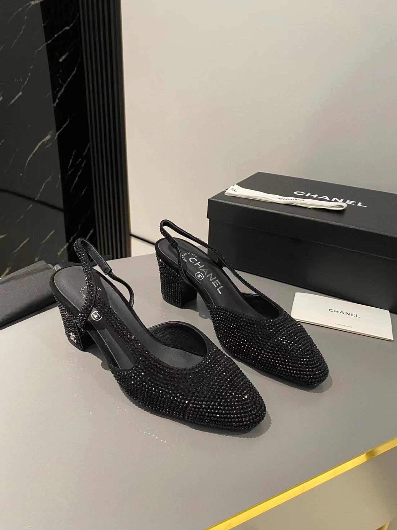 CHANE1 高品質ダイヤモンド ハイヒール サンダル【50％割引+送料無料】