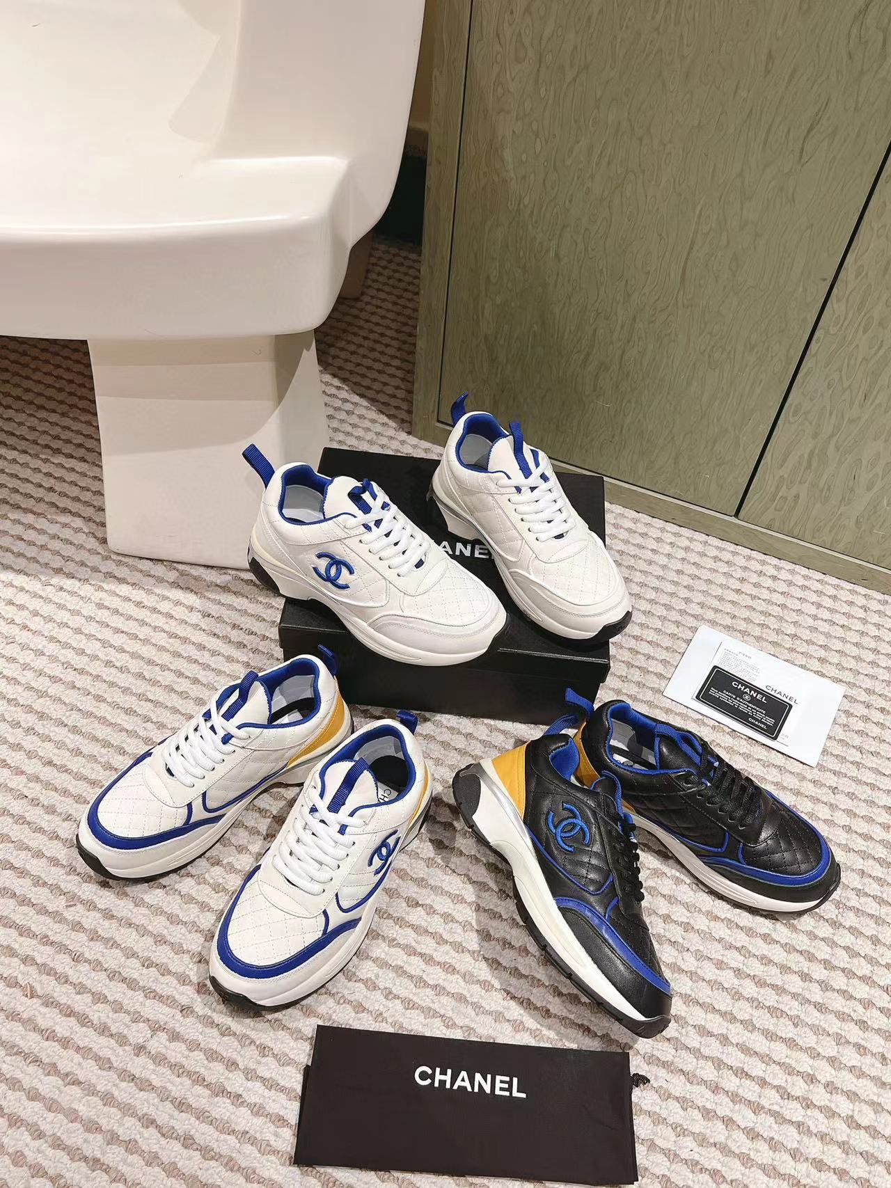 CHANE1 高品質ダブルCロゴカジュアルシューズ【50％割引+送料無料】