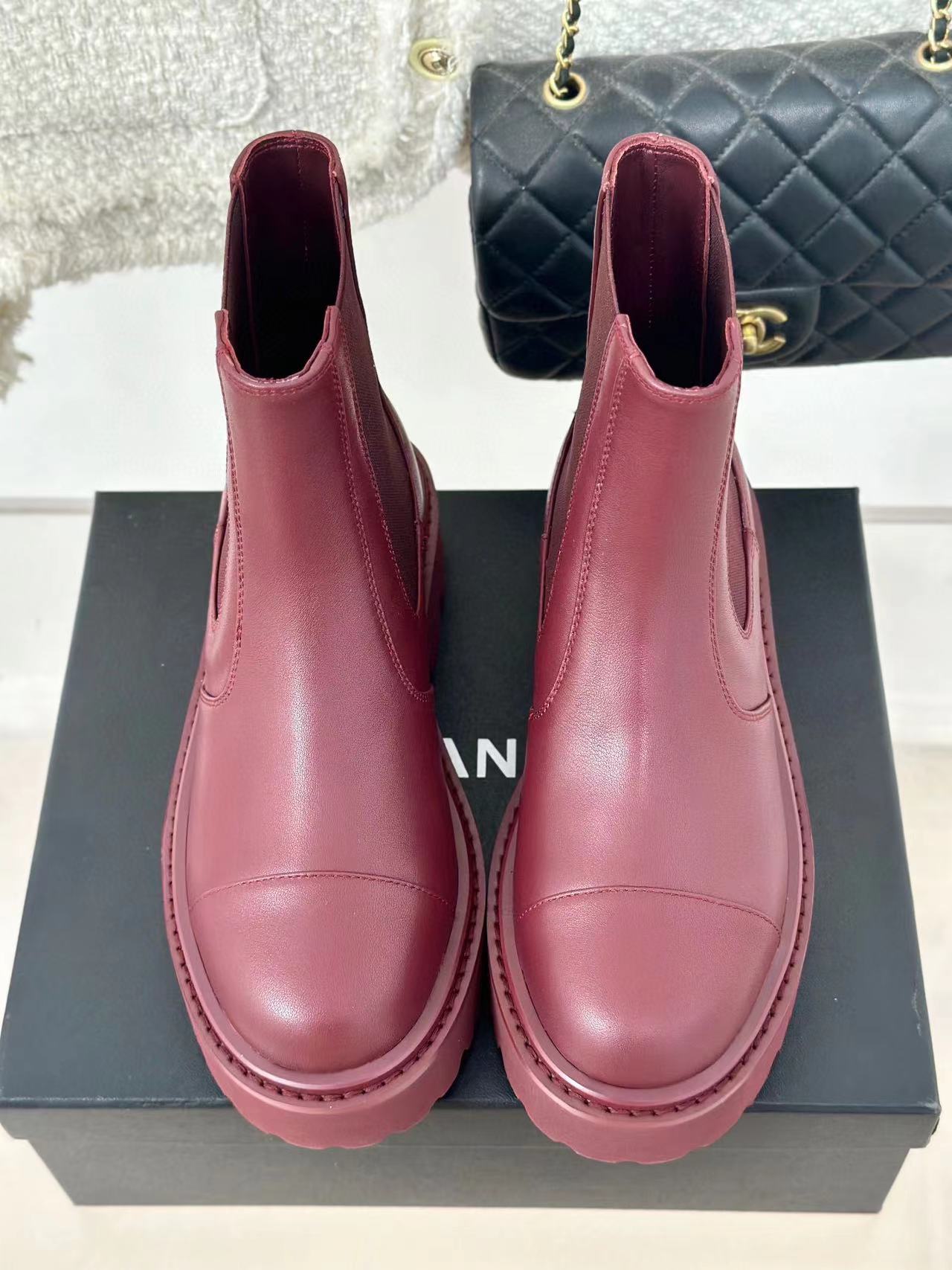 CHANE1 高品質厚底ショートブーツ【50％割引+送料無料】