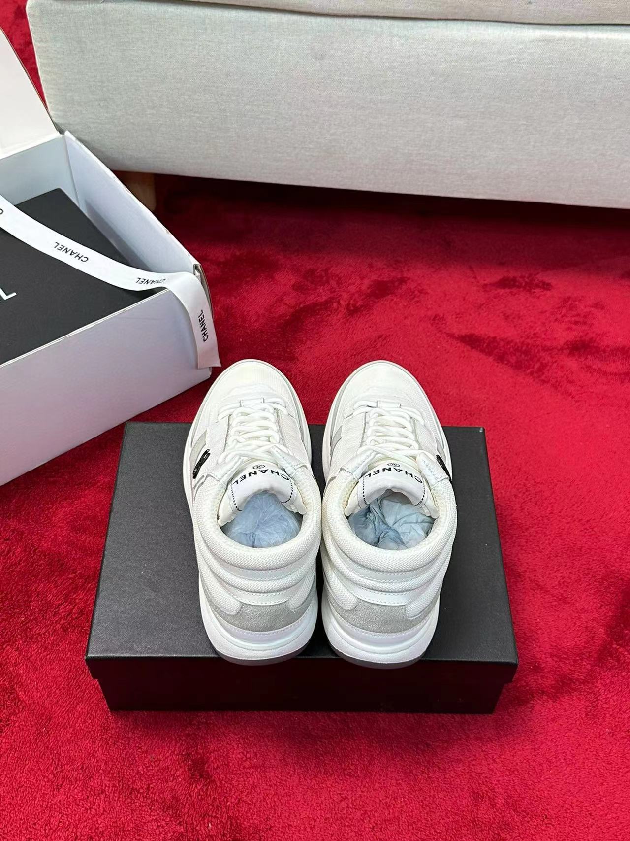 CHANE1 高級ダブルC シンプルスニーカー【50％割引+送料無料】