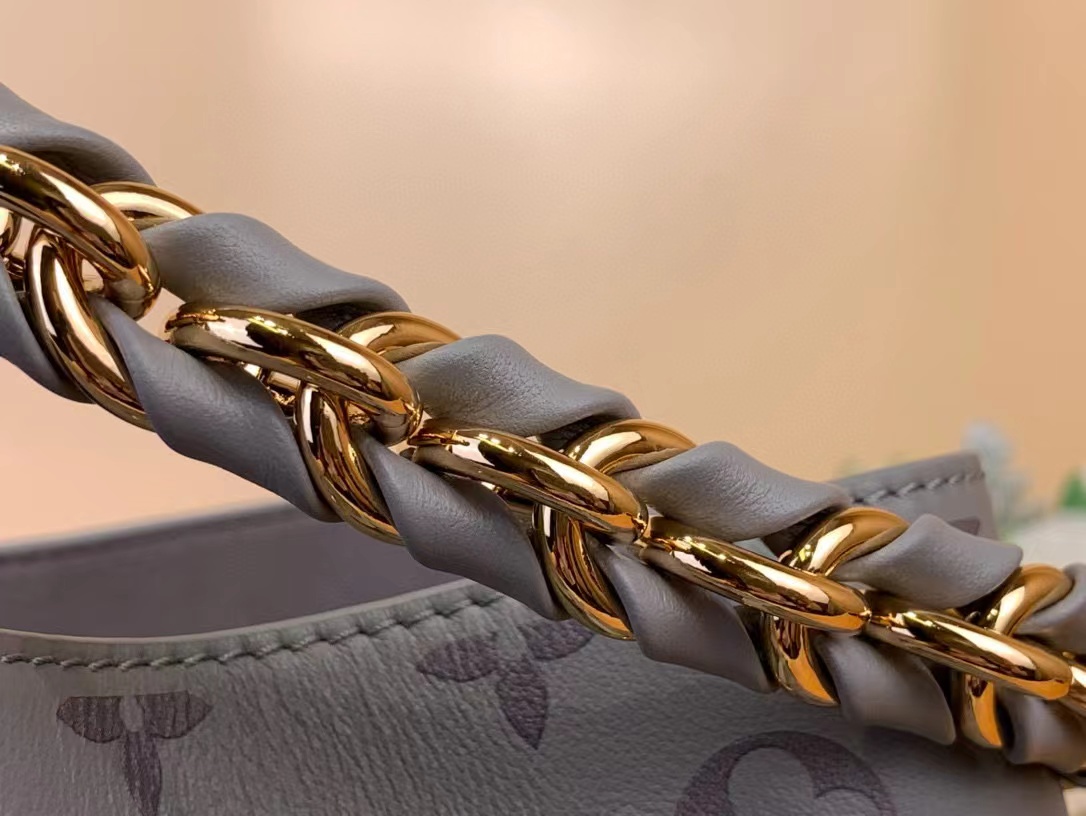 LV プリント グレー バケット バッグ【50％割引+送料無料】