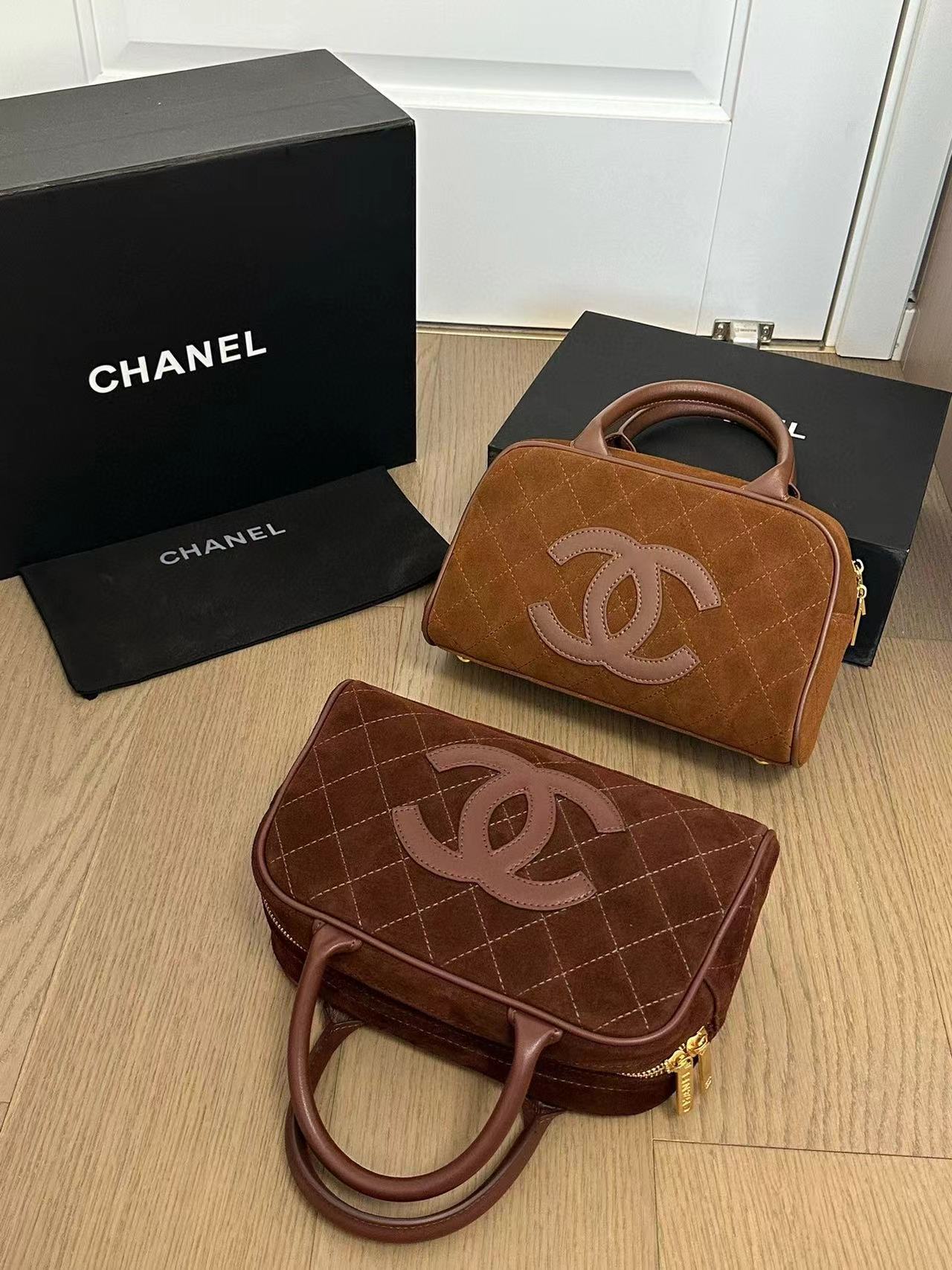 CHANE1 ヌバックレザー ボウリングバッグ【50％割引+送料無料】