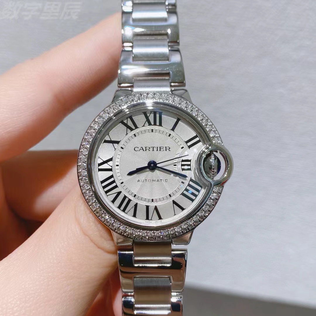 CART1ER ブルーバルーン 全自動機械式レディースウォッチ【50％割引+送料無料】