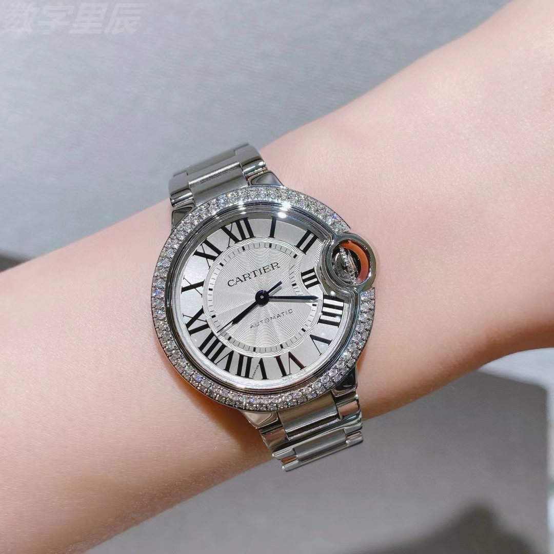 CART1ER ブルーバルーン 全自動機械式レディースウォッチ【50％割引+送料無料】