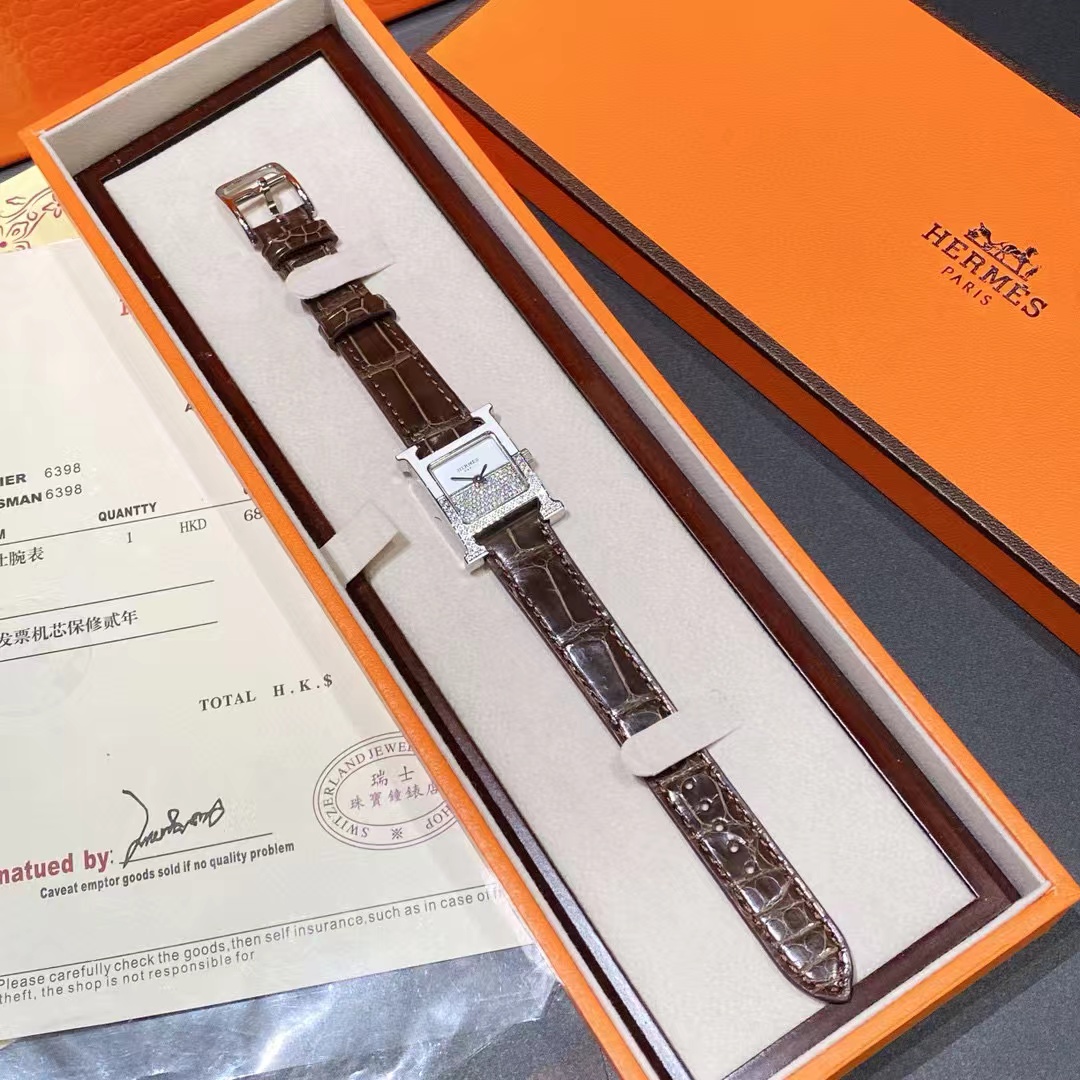 HERME5 HEURE Hシリーズ ダイヤモンド レディースウォッチ 【50％割引+送料無料】
