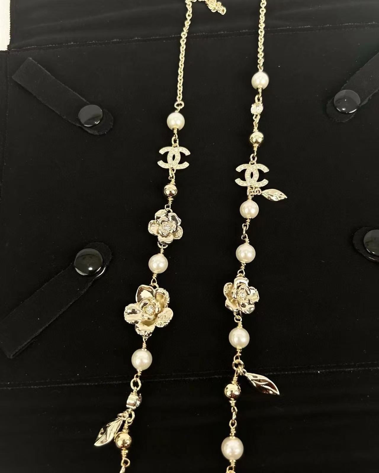 CHANE1 カメリア ダブルC セーター チェーン【50％割引+送料無料】