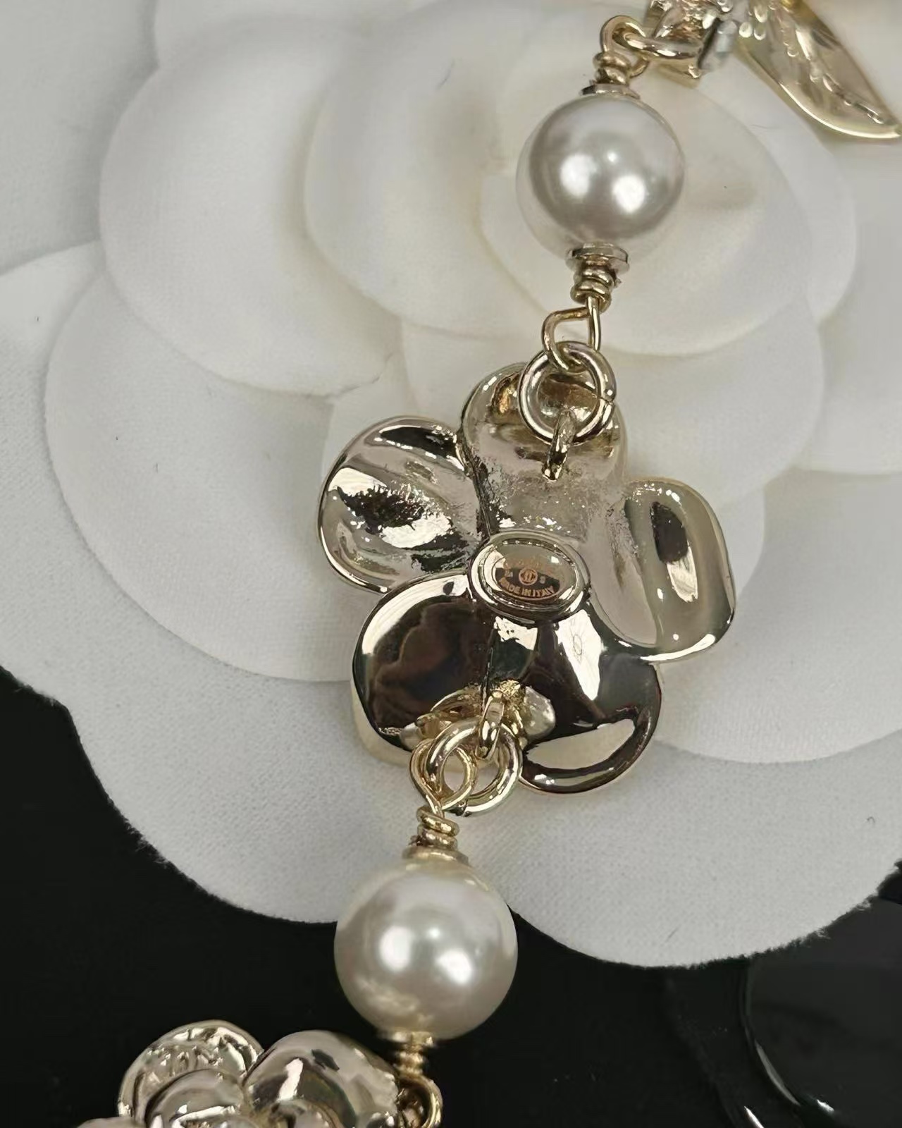 CHANE1 カメリア ダブルC セーター チェーン【50％割引+送料無料】