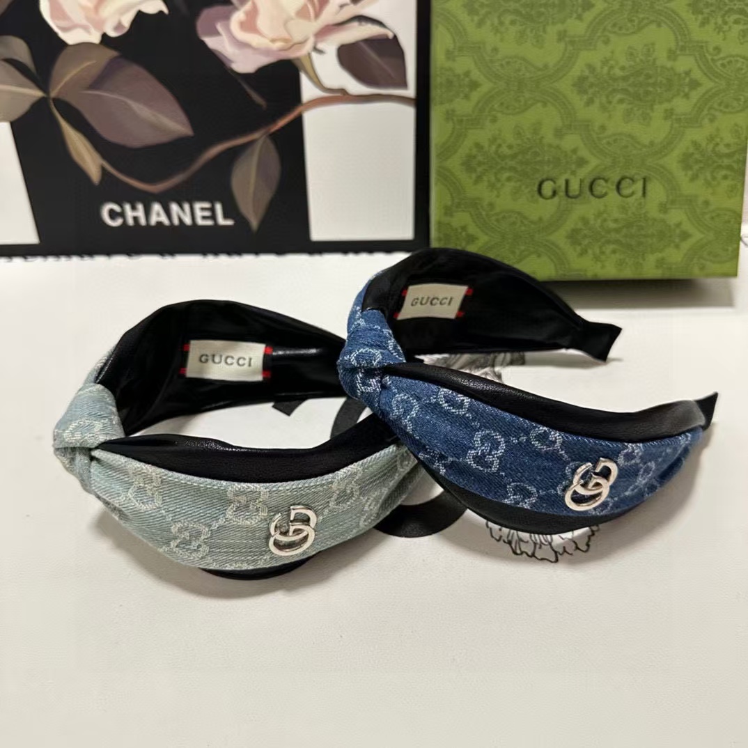 GUCC1 ジャガードヘッドバンド【50％割引+送料無料】