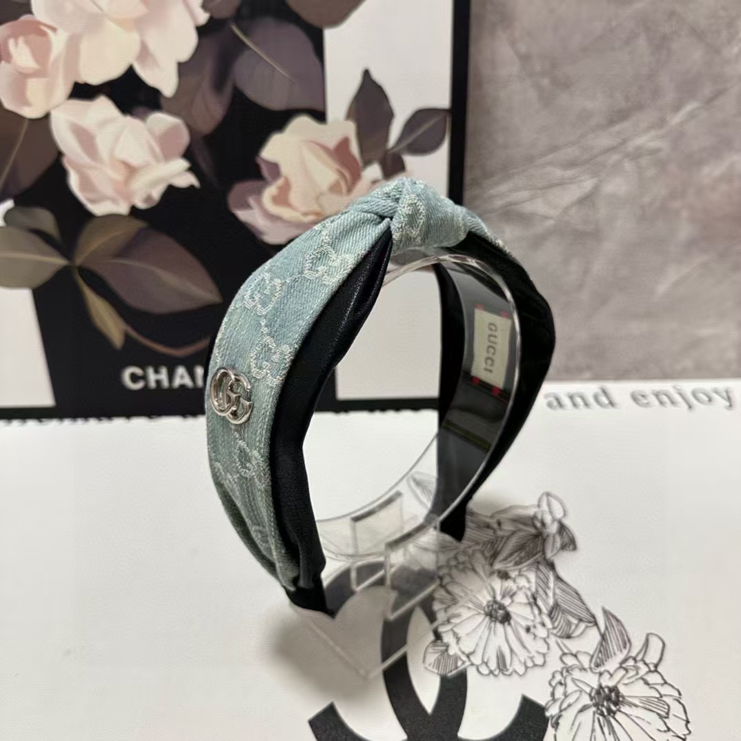 GUCC1 ジャガードヘッドバンド【50％割引+送料無料】