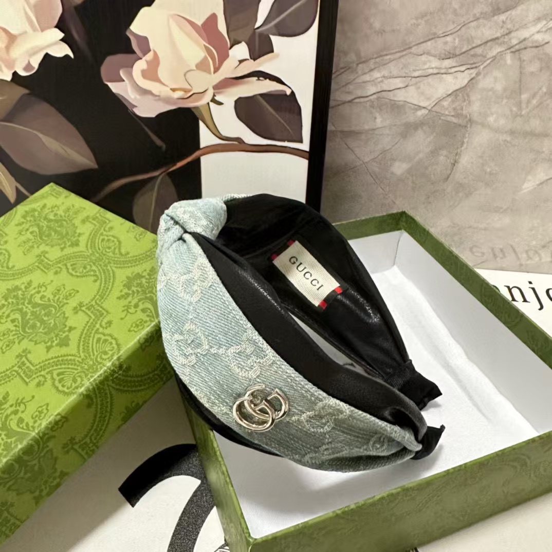 GUCC1 ジャガードヘッドバンド【50％割引+送料無料】