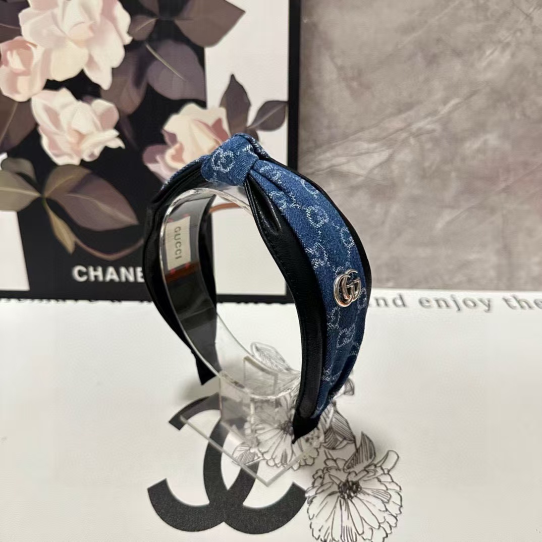 GUCC1 ジャガードヘッドバンド【50％割引+送料無料】